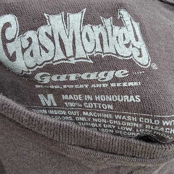 Gas Monkey Garage gray graphic tshirt size medium. - Picture 3 of 3